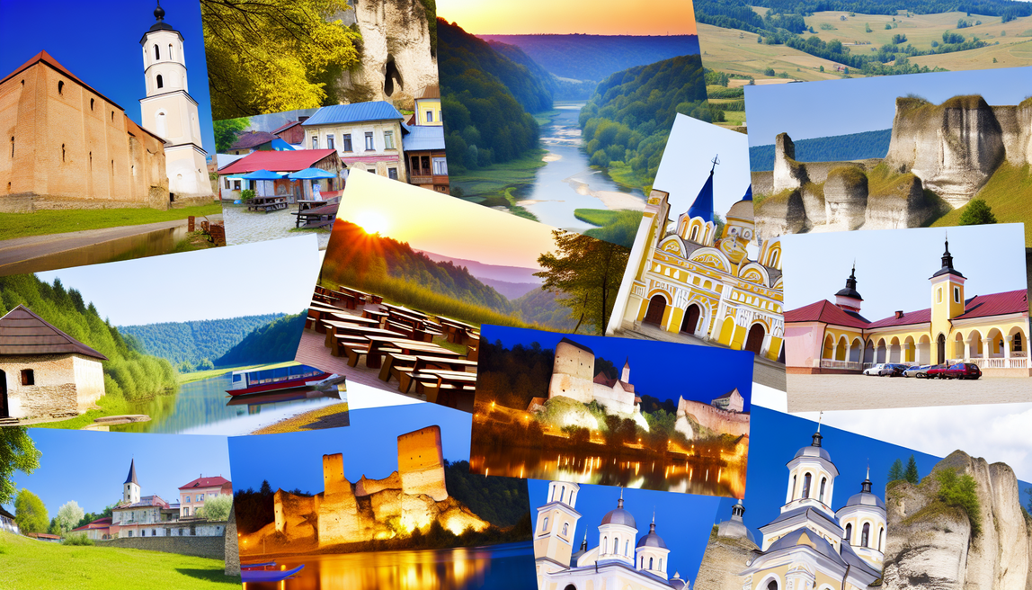 alt_text: A vibrant collage of Eastern Europe's hidden gems, showcasing scenic landmarks and inviting adventure.