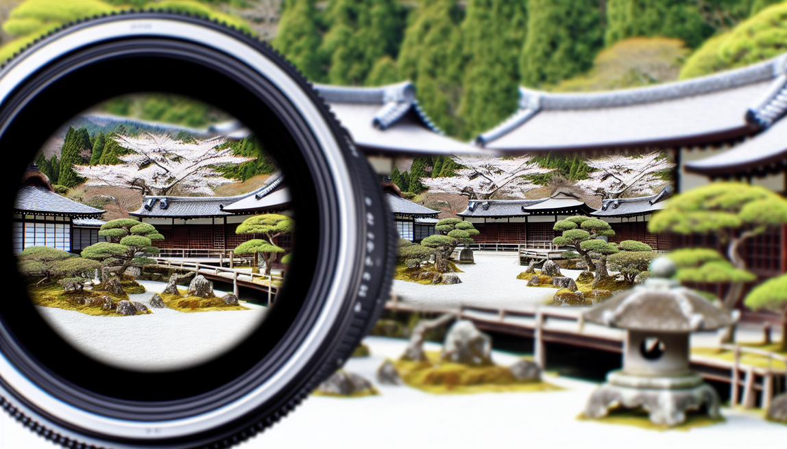 alt_text: A tranquil Kyoto scene with tea houses, Zen gardens, and temples inviting exploration.
