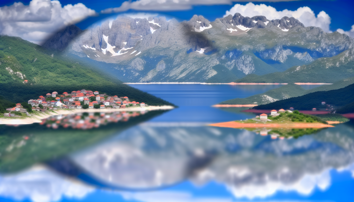 alt_text: A breathtaking Albanian landscape with mountains, lakes, and cultural elements inviting exploration.