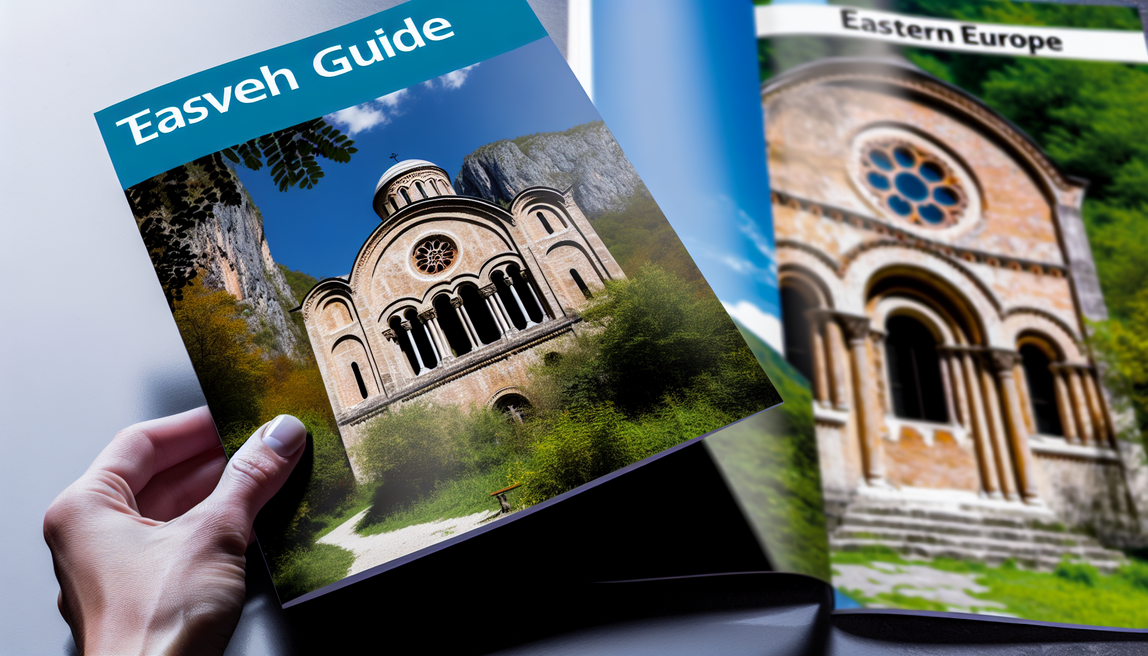 alt_text: A captivating cover for a travel guide showcasing Eastern Europe's hidden gems with charming visuals.
