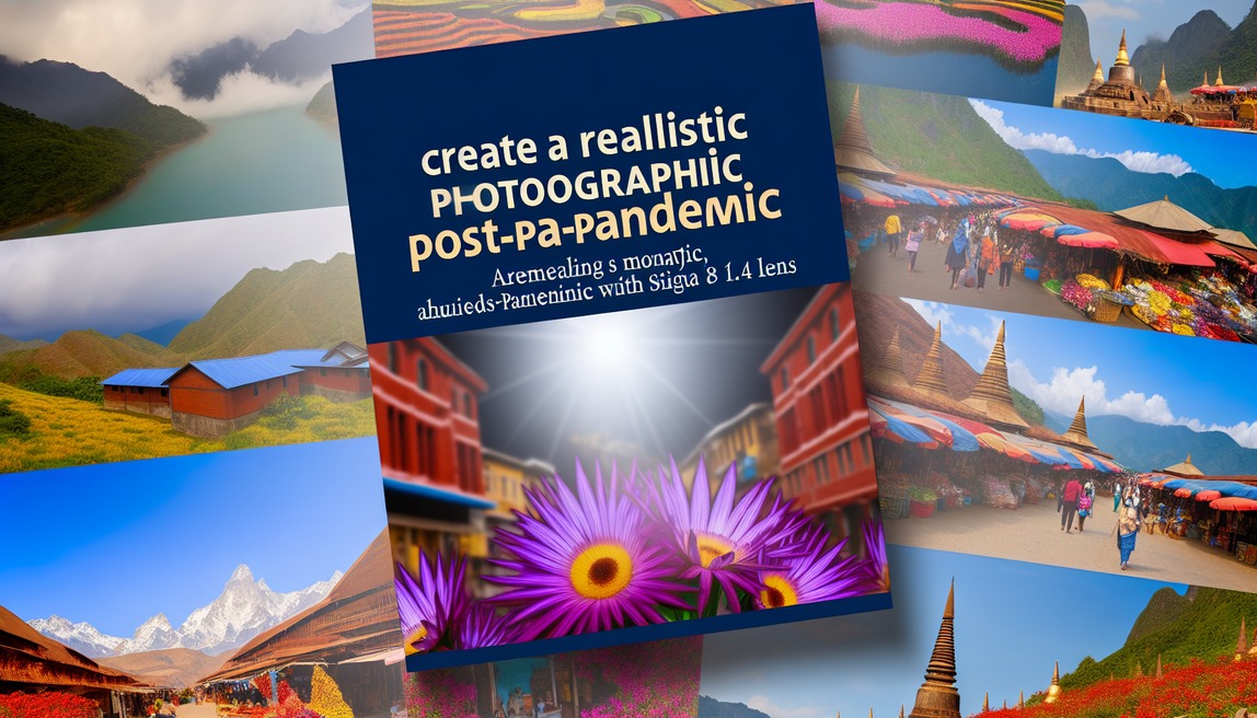 alt_text: "A vibrant collage of emerging travel destinations, featuring flowers, markets, and serene landscapes."