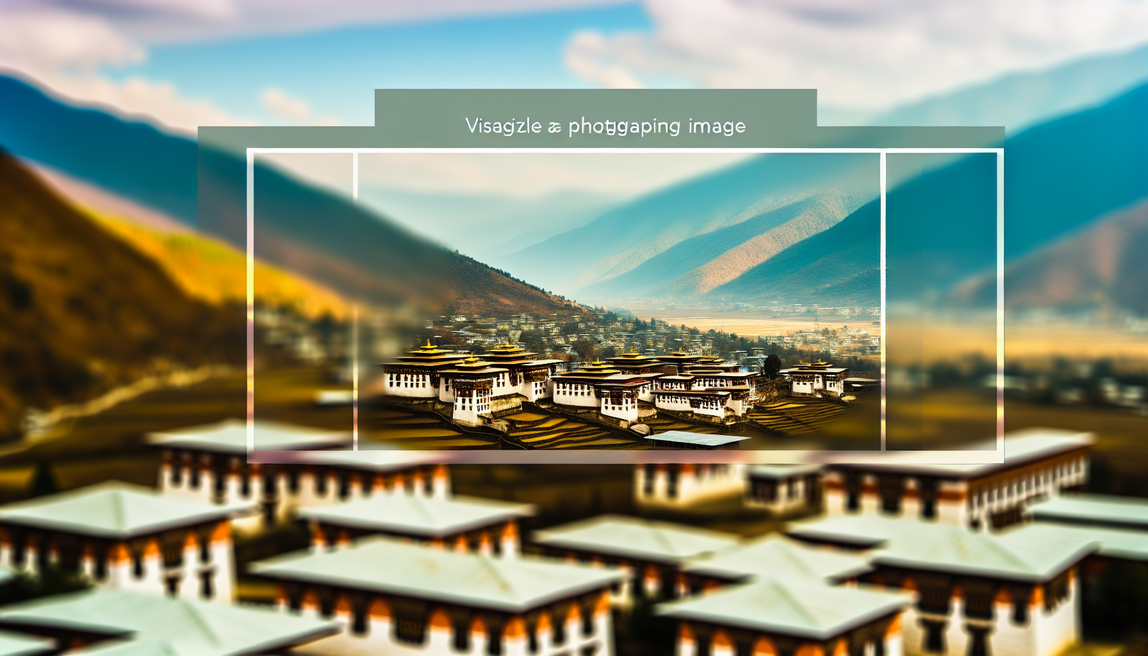 alt_text: "Stunning cover showcasing Bhutan's landscapes, architecture, and vibrant culture with serene colors."