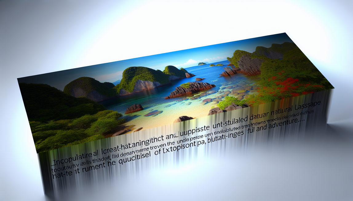 "Stunning landscape showcasing hidden travel gems, sparking wanderlust and adventure for 2024."