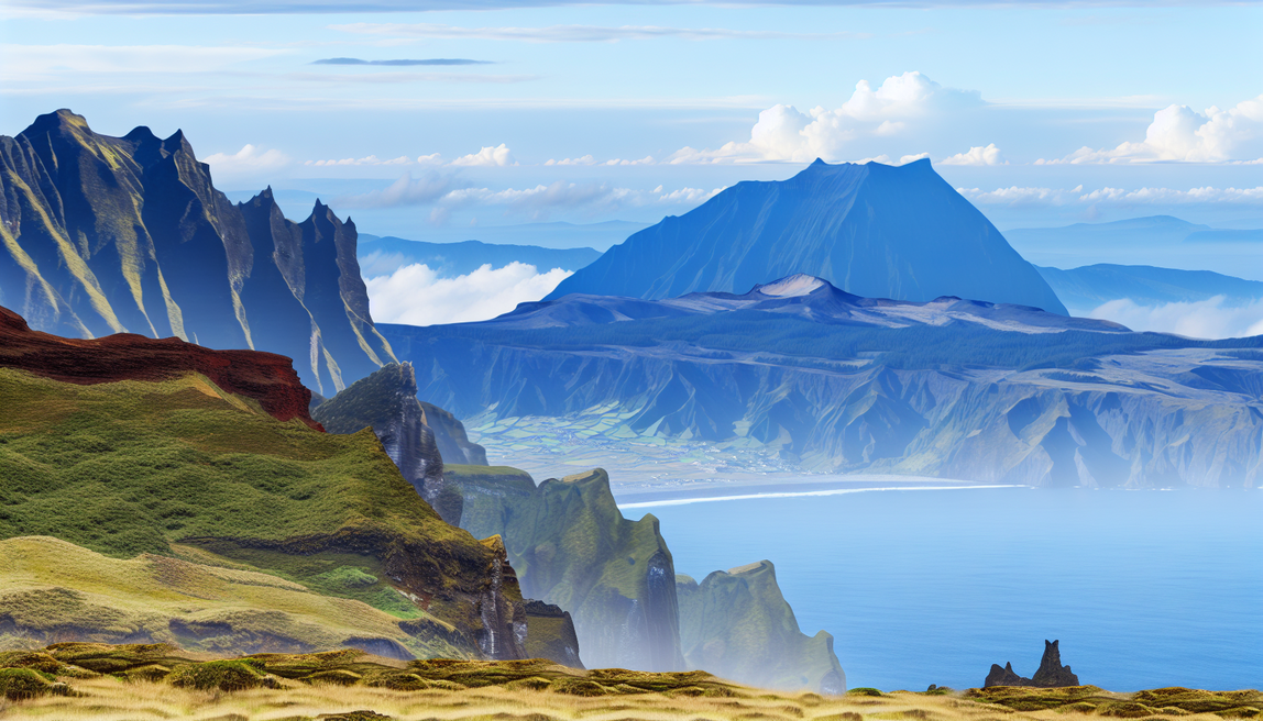 alt_text: "Stunning Azores landscapes with mountains, ocean, and adventure activities, inviting exploration."