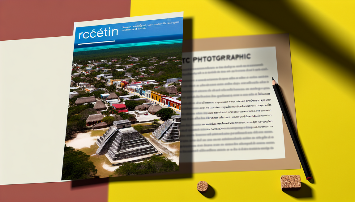 alt_text: Vibrant cover image showcasing Yucatán's culture, landscapes, and ruins, inviting exploration.